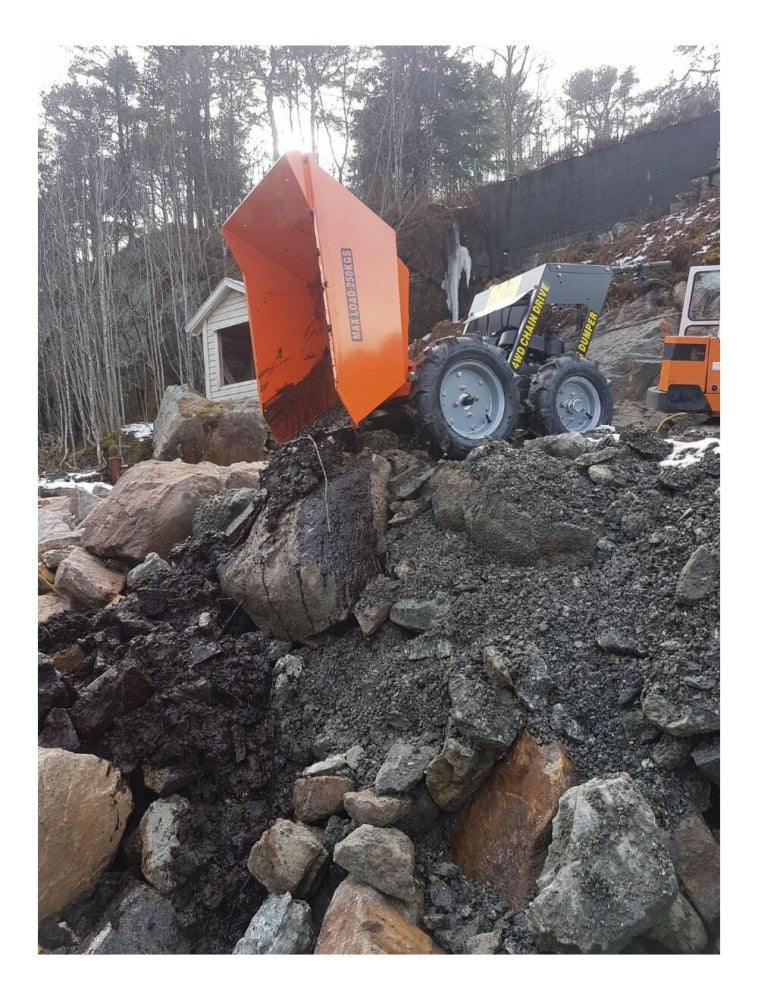 Briggs and stratton mini dumper 4x4 300 kg