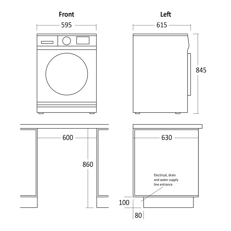 Scandomestic tørketrommel TRK 1020 W