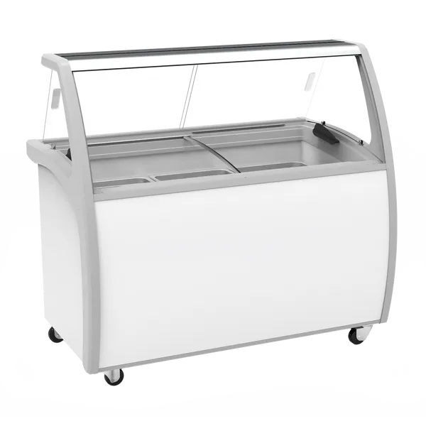 Scandomestic iskremdisk med skyvedør og 9 iskrembeholdere SIC9WB