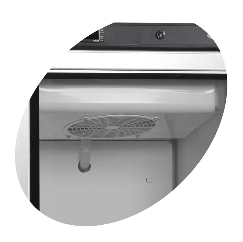 Tefcold display fryseskap 185 cm UF400VSG