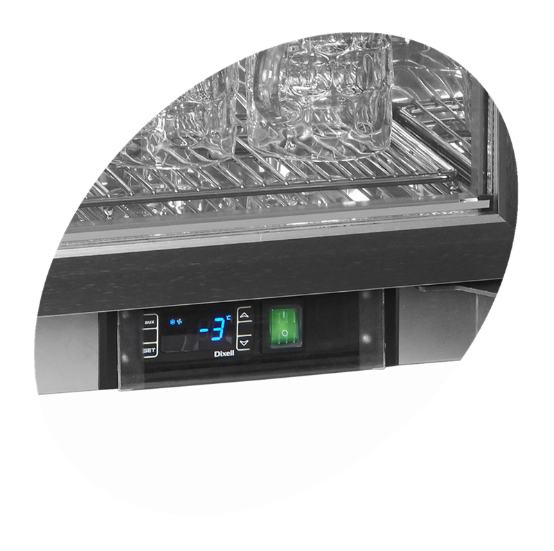 Tefcold Display Fryseskap Hvit GF200VSG