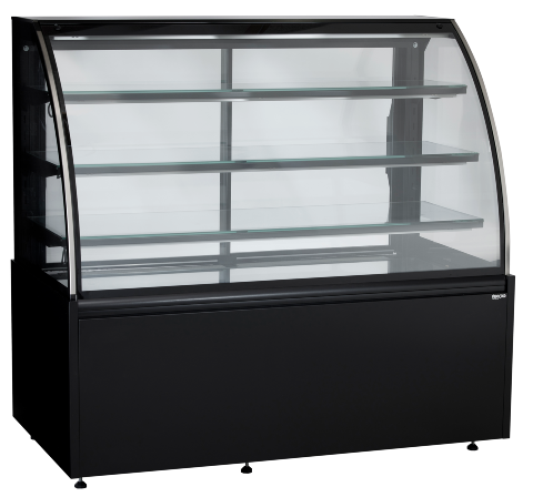 Vibocold kjøledisk Oslo kurvet sort 137 cm OSC 140C NEW