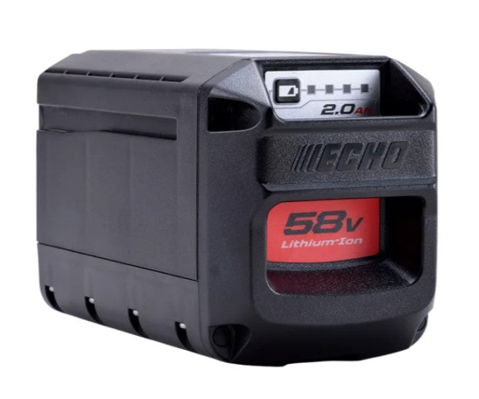 Echo batteri 2ah og lader 58v echo ecbp58-2a