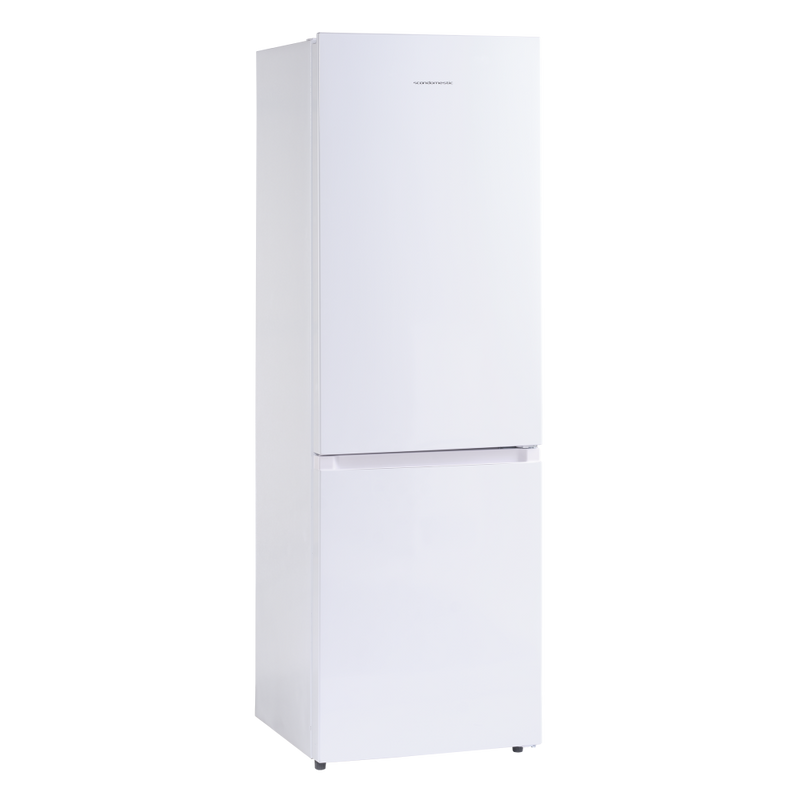 Scandomestic frittstående kombinert kjøl- og fryseskap hvit 183 cm CBF304WE