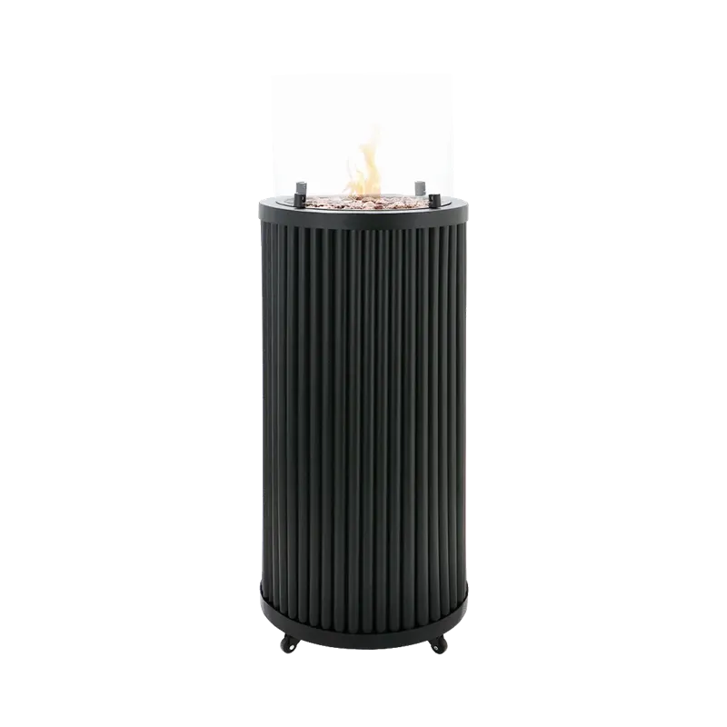 Trend Colletion gasslanterne frittstående Cosipillar Curved sort 5981460