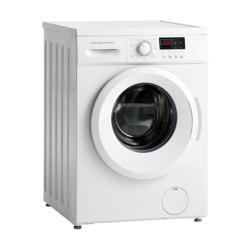 Scandomestic vaskemaskin hvit 8kg 60 cm WMF3408WA