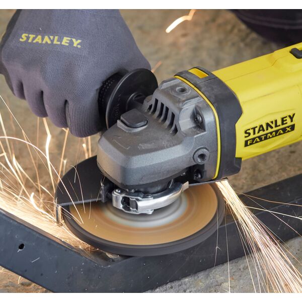 Stanley Fatmax vinkelsliper 18V 125mm u/batt SFMCG400B-XJ