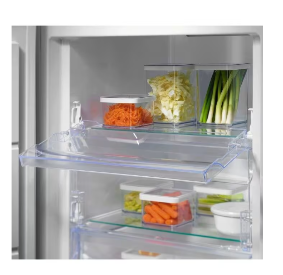 Electrolux 600 fryseskap NoFrost stål 186 cm EUT6NE28X