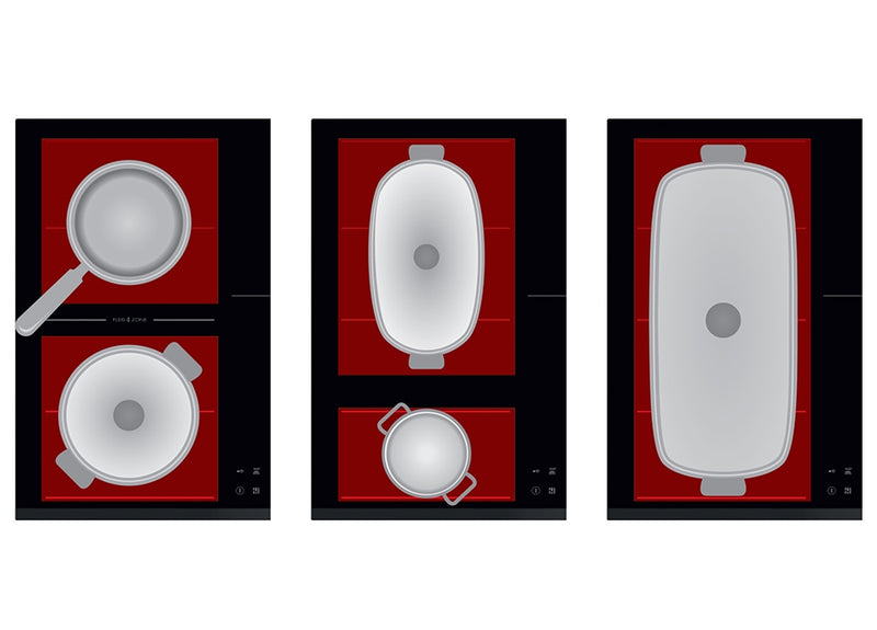 Smeg induksjonskomfyr rustfritt stål 90 cm