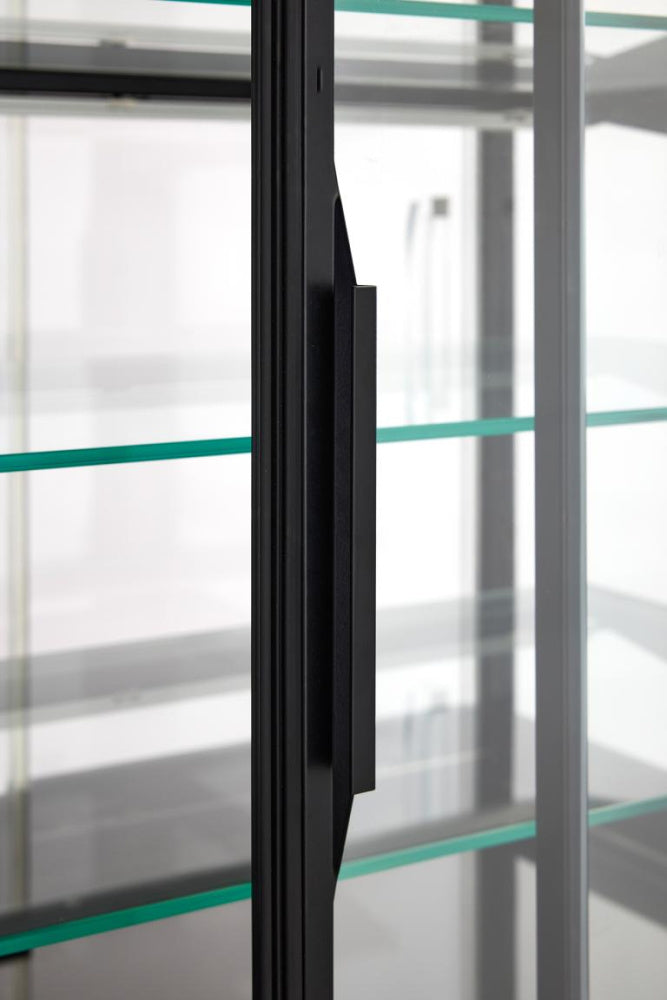 Vibocold kjøledisk Oslo med LED og defrost sort 137 cm OSC 100S SS FSD