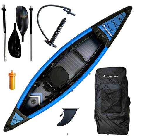 Arnøy oppblåsbar kajakk enseter Stone River 350 70602