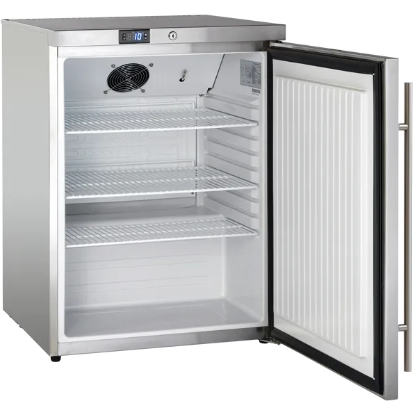 Scandomestic kjøleskap i stål 82 cm SK 145 E