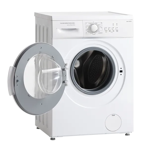 Scandomestic vaskemaskin i hvit 1200 omdr 6 kg WAH 1506 W