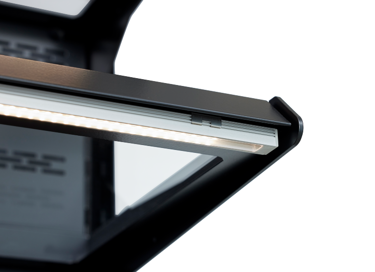 Vibocold kjøledisk Oslo sort 137 cm OSC 100S SS