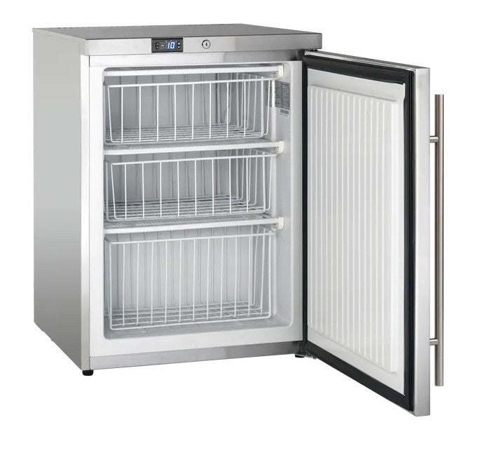 Scandomestic lager fryseskap i rustfritt stål SF 115 X