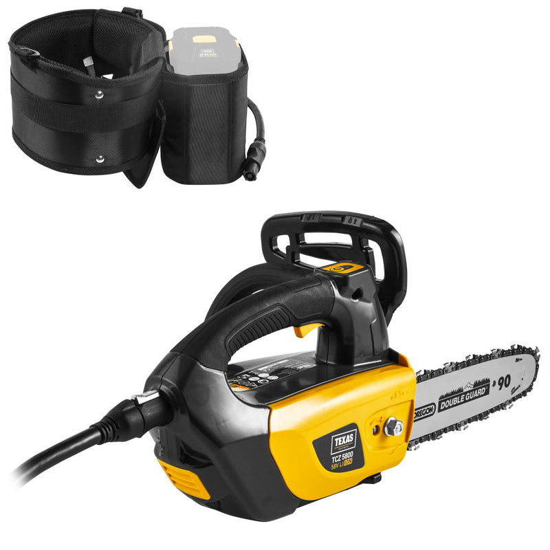 Texas motorsag batteri TCZ5800 58V u/bat og lader 90070046