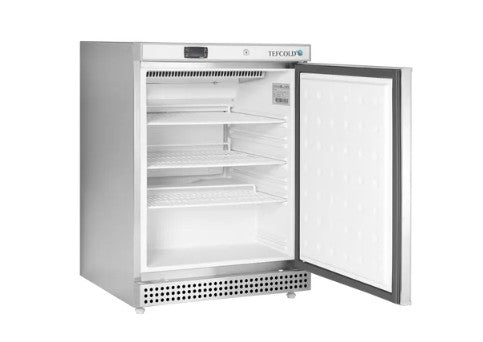 Tefcold lager kjøleskap i rustfritt stål UR200X1 85,5 cm