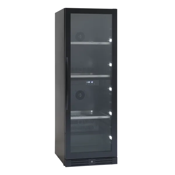 Scandomestic vinskap 2 soner sort med plass til 138 flasker SV 1382 B