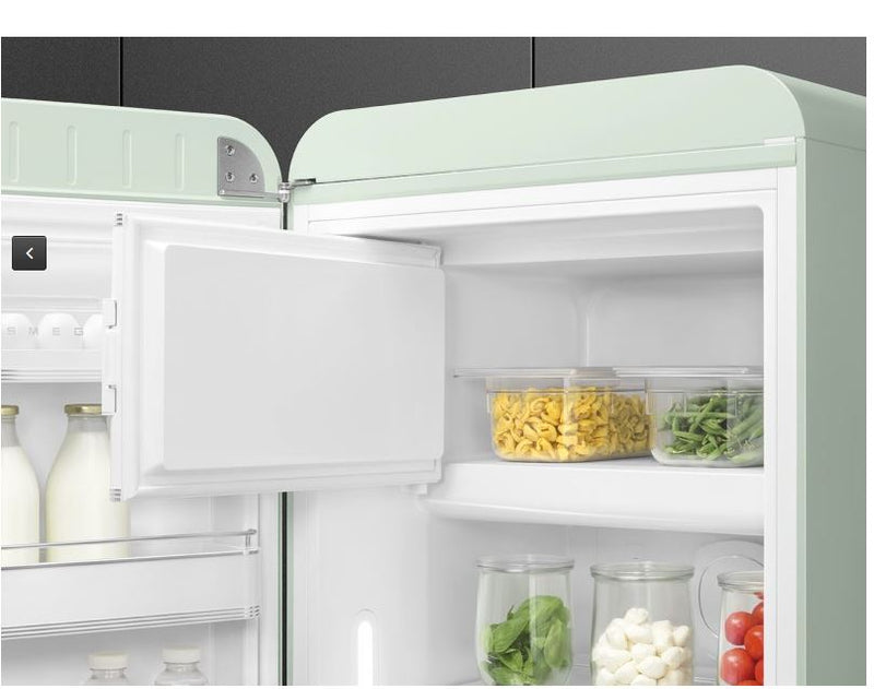 Smeg kjøleskap pastell grønn 50`s retro FAB28LPG5