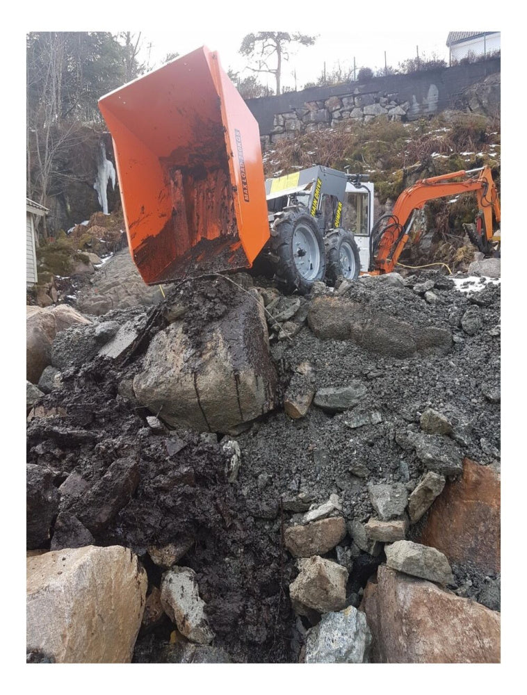 Briggs and stratton mini dumper 4x4 300 kg