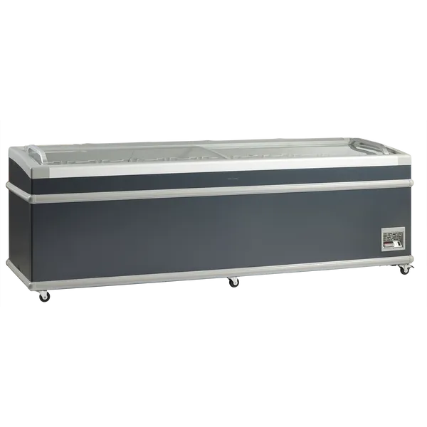 Scandomestic display fryseboks i svart 900 L SIF900D